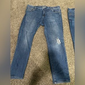 Three pairs of 18w jeans
